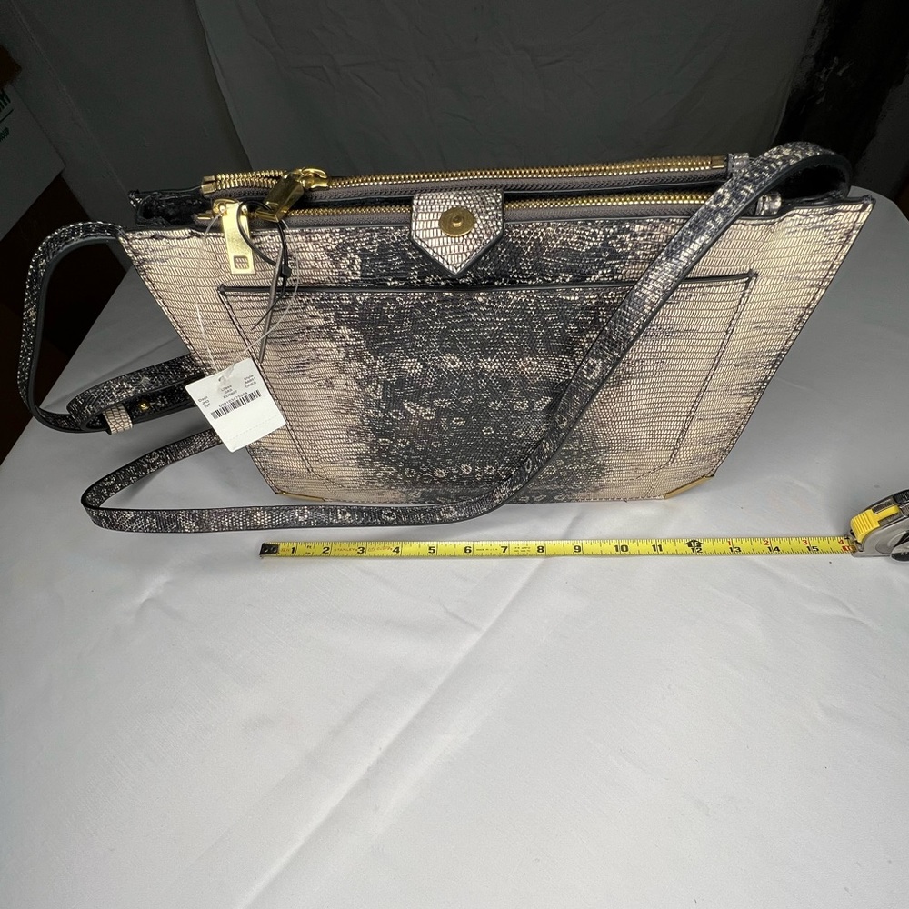 J.Crew Faux Snakeskin Crossbody NWT
